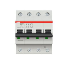 ABB S203M-K0,5NA jistič 3F odpojení N vodiče (3+NA) 0.5 A char. K 10kA