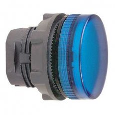 Schneider ZB5AV06 Signální hlavice, pouze pro žárovku, neon, LED BA 9s - modrá