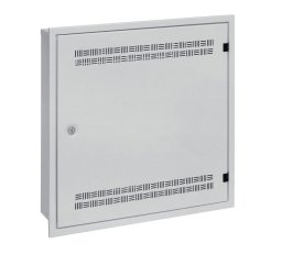 Rozvaděč SOHO LC-18 do zdi, lišty 2U,4U,11U 550x550 RAL7035, rámeček k zazdění