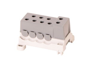 Blok pro rozdělení fází PVBS 250-7 1pól. AL/CU 250A 690V šedý na DIN/panel