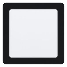 Zápustné svítidlo FUEVA 5 LED 166X166 černá 4000K 11W IP20 EGLO 99188