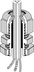 Kabelová vývodka, IP66/IP67/IP69, M 20  IEC 60695-2 960 °C HENSEL AKM 20