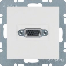 Zásuvka VGA, S.1/B.x, bílá mat BERKER 3315411909