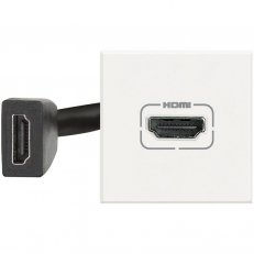 AXOLUTE ZÁSUVKA HDMI BÍLÁ 2MODULOVÝ BTICINO HD4284