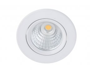 Zápustné svítidlo REBECCA kartáč.hliník LED 10W 3000K d93mm kulaté