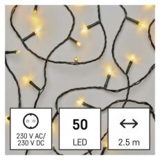 50LED XMAS CLS 2.5M IP20 WW