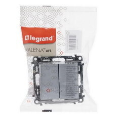 VALENA LIFE SÉRIOVÝ SPÍNAČ Č.5 HLINÍK LEGRAND 752305