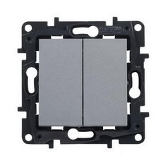 NILOÉ STEP STŘÍDAVÝ PŘEPÍNAČ Č.6+6 HLINÍK  LEGRAND 863308