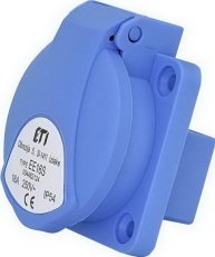 Vestavná zásuvka 1-fázová (Schuko), IP54, 16A, 2P+PE ETI 004482124