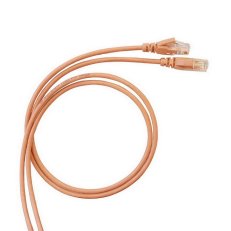 LEGRAND LINKEO C PATCH KABEL CAT.5E UTP STÍNĚNÝ ORANŽOVÝ DÉLKA 1,5MOD ULOVÝ