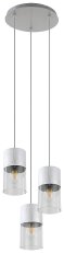 Zelkova E27 3x 40W IP20 brušený hliník RABALUX 3155