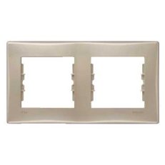 Schneider SDN5810368 Rámeček IP44 dvojnásobný, titan