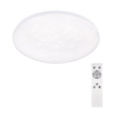 LED stropní světlo Star kulaté 24W,2400lm dálkové ovládání 37cm SOLIGHT WO763