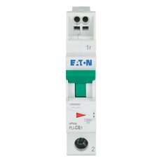 PLI-C6/1 Jistič PLI (bezšroubové svorky nahoře) char C 1-pólový 10kA 6A 101254