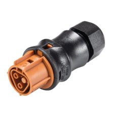 zásuvka na kabel gesis RST, 2-pól, průchodka 6-10mm, šroubové svorky, hnědá