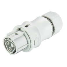 zásuvka na kabel gesis RST, 2-pól, průchodka 6-10mm, šroubové svorky, bílá