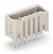 Konektor s pájecími piny THT pájecí kontakt 0,8x0,8 mm rovné světle šedá 9pól.