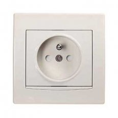 Schneider AYA2800223 Zásuvka 2P+PE, 230V/16A, clonky, cream