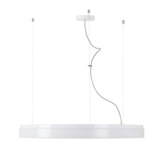 Závěsné LED svítidlo s plastovým stínidlem OSMONT DELIA L5 98W IP40 DALI 3K bílá