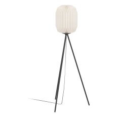 Stojací svítidlo BELGRAVE E27 černá/papír bílá 1X60W IP20 EGLO 44104