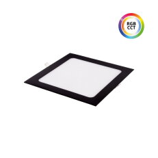 24HB18 LED panel RGBCCT 18W 24V čtverec černý T-LED 102343