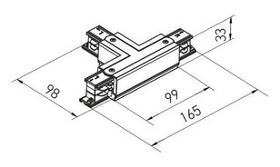 TRACK N 3c T CONNECTION & LEFT-HAND POWE