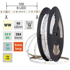 LED pásek SMD2835 WW CRI90 sp.d. 22m
