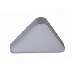 GEO 4000 trojúhelník 600mm přisazené LED840 SATIN opálový kryt stříbrné RAL9006