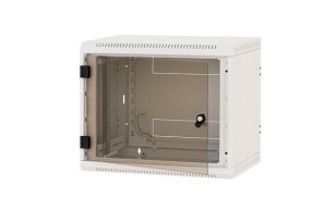 19'' rozvaděč jednodílný 15U/500mm celoskleněné dveře TRITON RBA-15-AS5-CAY-A1