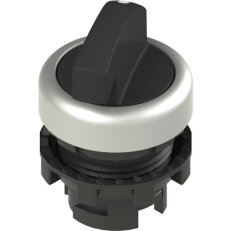 Přepínač Dlouhá páka, d22mm, 2, černá, plast, chrom, IP67 PIZZATO E21SE22ACQ19AB