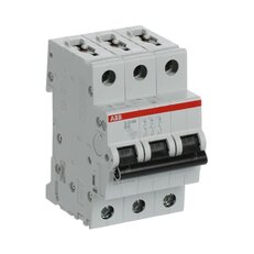 S203M-B6 3 fázový jistič 6 A char. B 10kA ABB 2CDS273001R0065