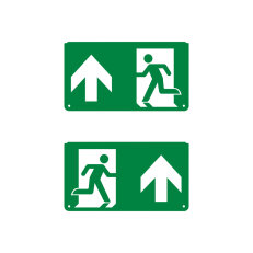 EMERGENCY EXIT SIGN PICTOGRAMS PICTO UP LEDVANCE 4099854261350