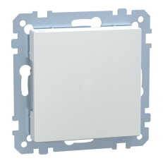 Záslepka, Merten System M, aluminium, termoplast matný SCHNEIDER 391860