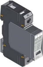 Přepěťová ochrana PO II 1 N-PE 260V/40kA, modulární, vyměnitelná, C+D