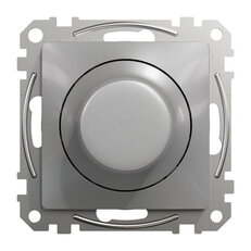 Sedna D/E Univerzální otočný LED stmívač, Aluminium SCHNEIDER SDD113502