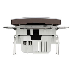 Dvojitá nabíječka USB A+C, 2,4 A, 21 W, Wenge, Sedna Design/Elements SDD181405U