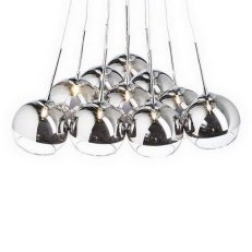 ASTRAL závěsná chromované sklo/čiré sklo 230V/12V G4 10x20W RENDL R10513