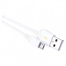 Rychlonabíjecí a datový kabel USB-A 2.0/micro USB-B 2.0, Quick Charge, 1 m, bílý