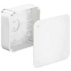 Krabice spojovací bezhalogen 105x105x53mm s víkem, do dutých stěn KAISER 9195-77