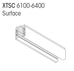 Napájecí lišta 3-fázová DALI 1m černá NORDIC ALUMINIUM XTSC6100-2