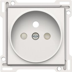 Kryt zásuvky 21mm s dětskou pojistkou-WHITE NIKO 101-66101