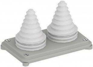 ZW455 příruba s 2 průchodkami 14..68mm ABB 2CPX039512R9999