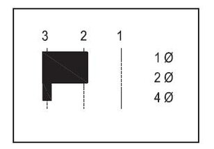 SA 1-3V přepínač otáček 1-2-3 ELEKTRODESIGN 990947