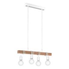 Závěsné svítidlo TOWNSHEND bílá/dub 240W IP20 EGLO 33164