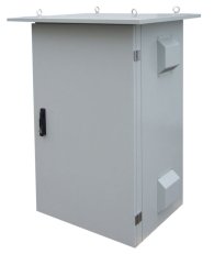 Rozvaděč termoizolovaný LC-07+, 24U 700x600, RAL 7035 ventilace v obou bočnicích