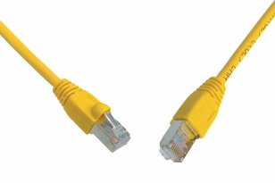 Patch kabel CAT6 SFTP PVC 2m žlutý snag-proof SOLARIX 28740209