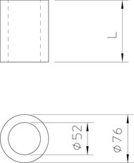 OBO FBA-DR150 Přepážka do dutých zdí o78x150mm hnědá