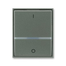 Kryt vypínače s průzorem řazení 2S, 2 3558E-A00655 34 antracitová Time ABB