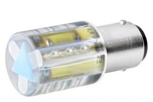 8WD4458-6XD LED, patice BA 15d, barva sv