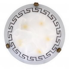 Etrusco E27 1x 60W IP20 rýžový kámen sklo/hnědá/bronz úchyt RABALUX 7648